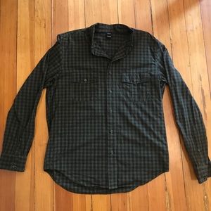 Nove Green Plaid Button Down